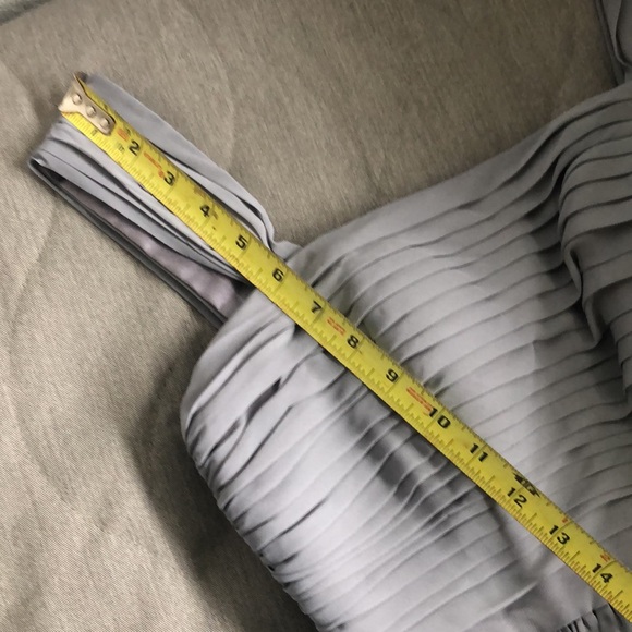 ‼️LAST CHANCE‼️Weddington Way || NWT || Adrianna Papell Riley Slate Grey Dress - Picture 11 of 12